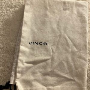 White Vince Shoe Bag
